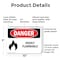 Signmission Highly Flammable Danger Sign, Plastic, 10in W x 7in L, 2PK OS-2PACK-DS-P-710-L-2027 - alternate 8
